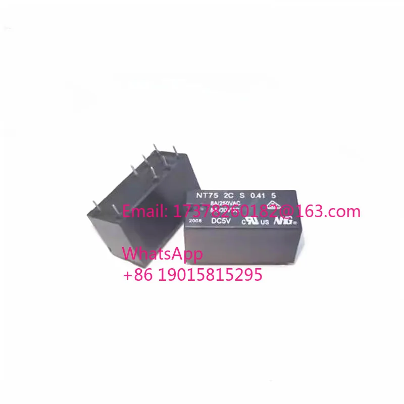 

NEW NT75 2C S 0.41 5 NT75 2C S 0.41- 5 5V 5DCV DCV5 8PIN relay
