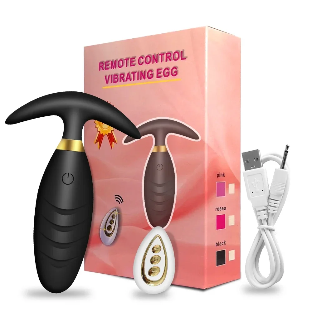 Anal Plug Removable Butt Plug Stimulator Vaginal Clitoris Wireless Vibrator Remote Control Erotic Adult Sex Toys for Couples