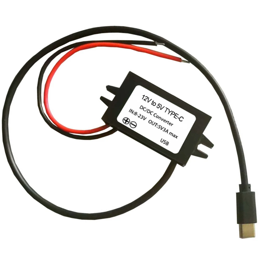 DC12V to 5V 3A Step Down Converter Module for Raspberry Pi 4 and Smartphones with Multiple for protection Features