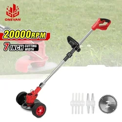 Tosaerba elettrico 20000RPM Cordless Grass String Trimmer pieghevole regolabile potatura strumento da giardino per batteria Makita 18V