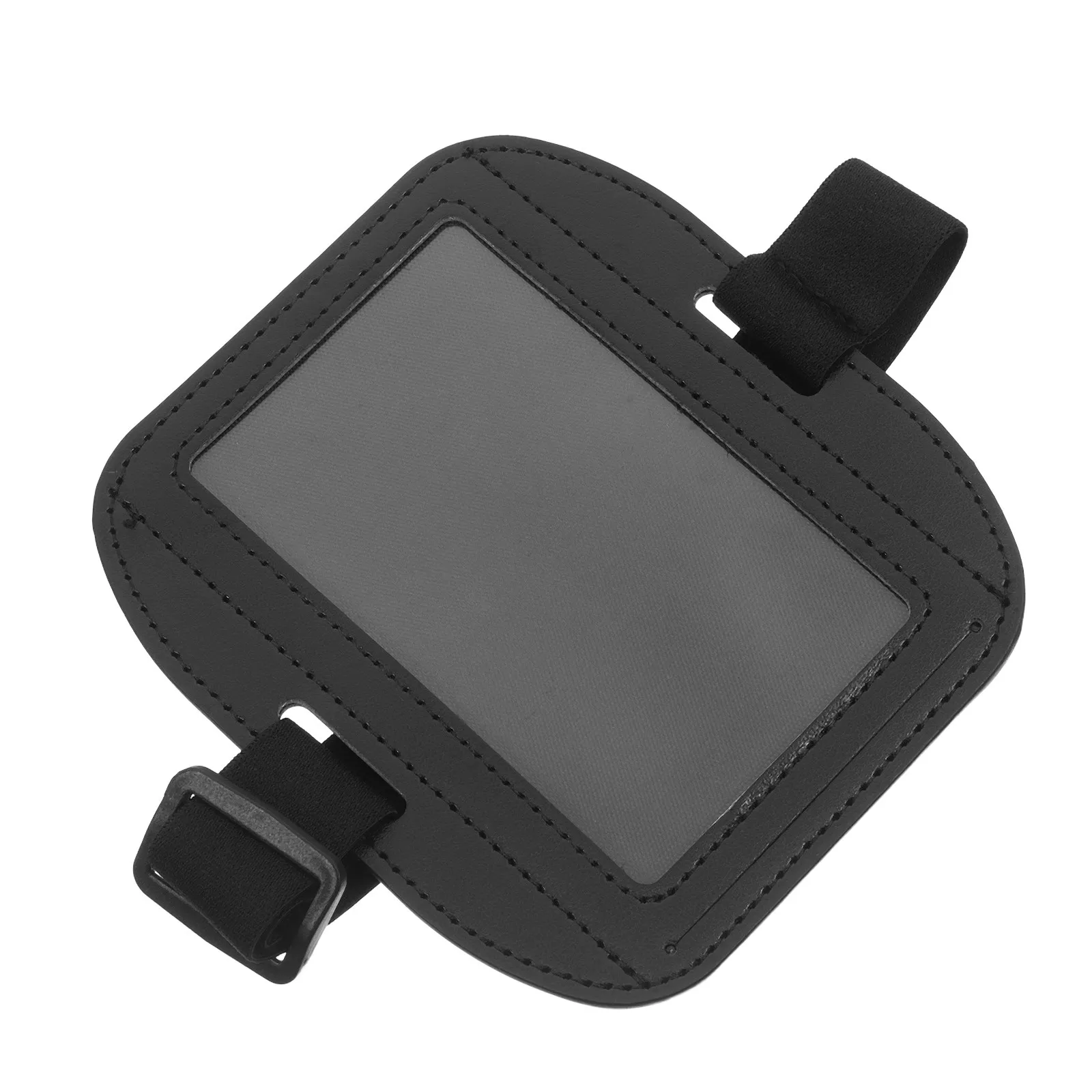 

Horizontal Waterproof Plastic Arm Card Holder Transparent Id Badge Cover for Work Outdoor Events Team Name Tag Storage