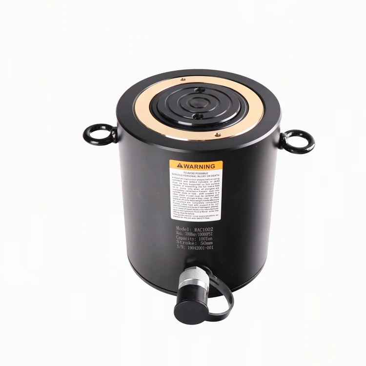 

Enerpac RAC-1006 односторонний алюминиевый поршень, телескопический домкрат гидравлического цилиндра, 700 бар, 100 тонн, ход 150 мм, та же модель