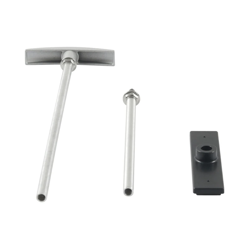 2Piece Motorhomes Sewer Dump Disposal Valves Handle Kit, Metal Extension Rods Suitable for Simplified Waste Flow Control