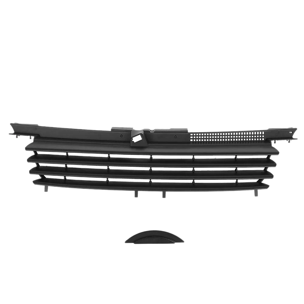 #66F Car front bumper grille,Black Car Grill - Matte Black for VW/Jetta/Bora MK4 1999-2004 (matte black)