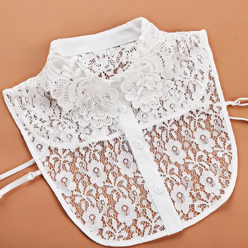 

Women's fake shirt collar fake collar fashion lace hollow fake collar white shirt decoration versatile collar