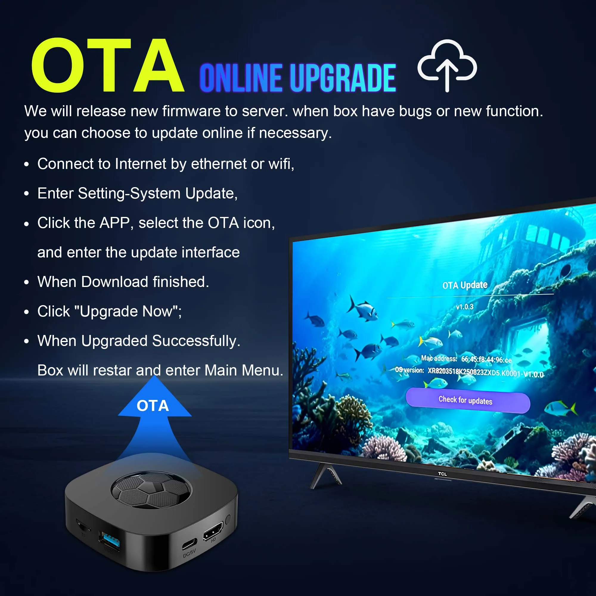 صندوق تلفاز مورتال أندرويد 16 16 جيجابايت 128 جيجابايت RK3518 التحكم الصوتي 4K 1080P 1000M واي فاي 6 T1 Ultra بلوتوث 5.2 مشغل وسائط محمول صندوق تلفاز #5