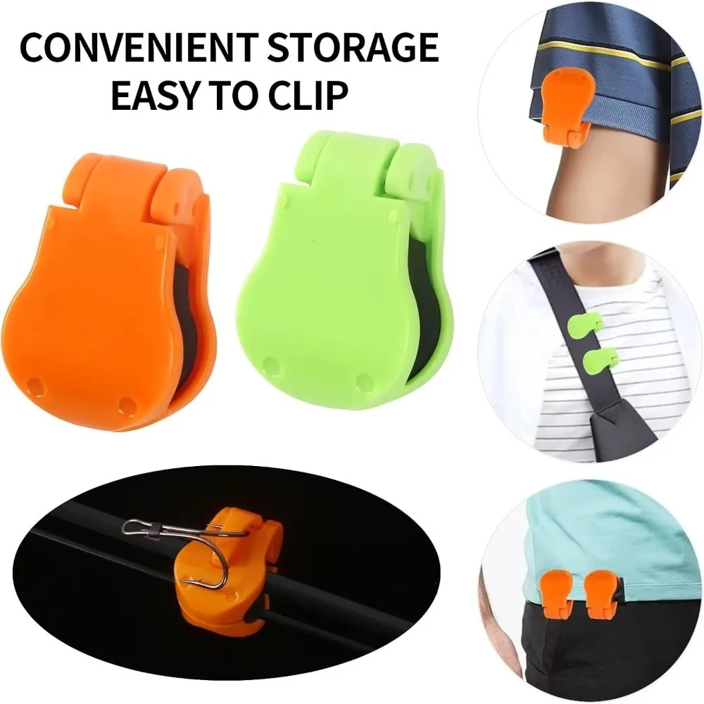 5pcs Anti Slip Fishing Rod Holder Grip Protective Quick-Attach Fishing Rod Clip Anti-collision Multifunction