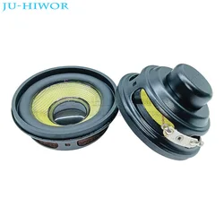 2 pz 4 Ohm 5 W 52mm Rotondo 16 Core Doppio Al Neodimio Magnetico Altoparlante Impermeabile 2 pollici Giallo In Fibra di Vetro altoparlante bluetooth