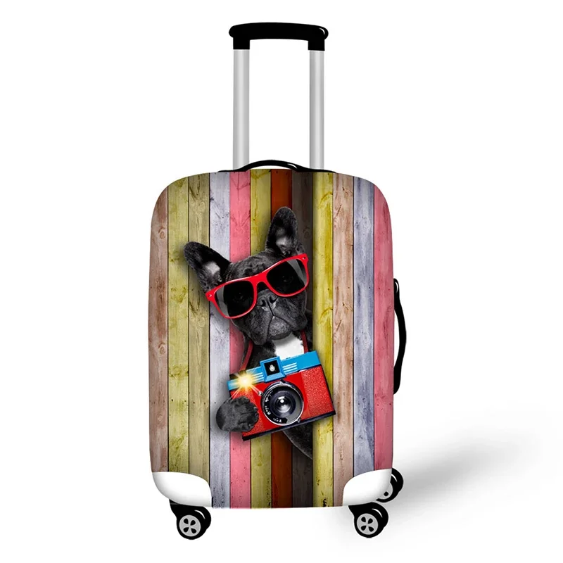 Color Board Animal design travel accessories suitcase protective covers 18-30 inch elastic luggage dust cover case stretchable