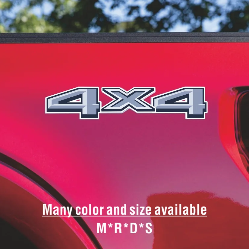 

4x4 Offroad Truck Bed Car Sticker Decal for 4WD RAM TK TJ Auto Vehicle Vinyl Decor For JEEP Grand Cherokee Commander Renegade