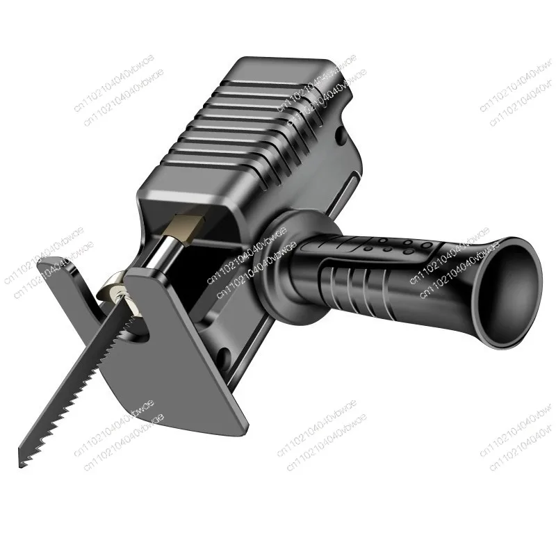 Electric drill modification,  saw, woodworking cutting curve saw, manual electric drill converted to electric saw