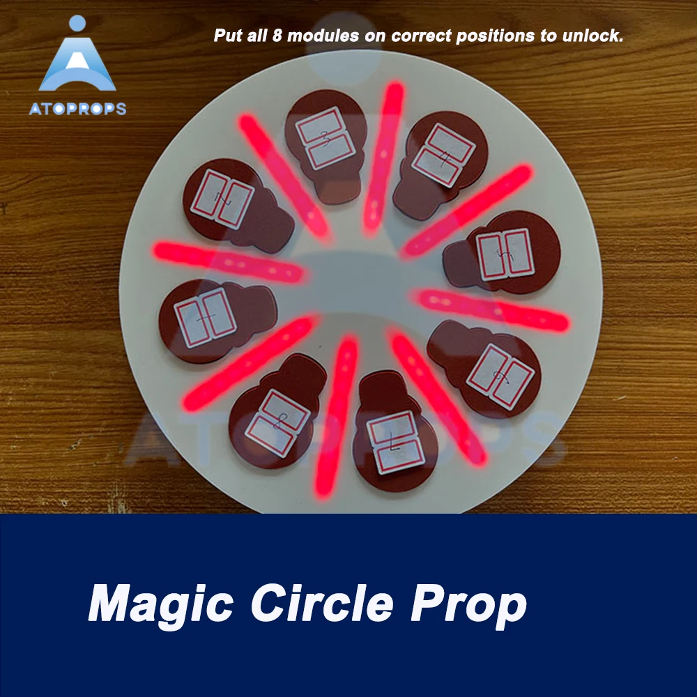 

Escape Room Props Magic Circle Prop Put the 8 Modules on correct positions of Magic Circle to light and open chamber ATOPROPS