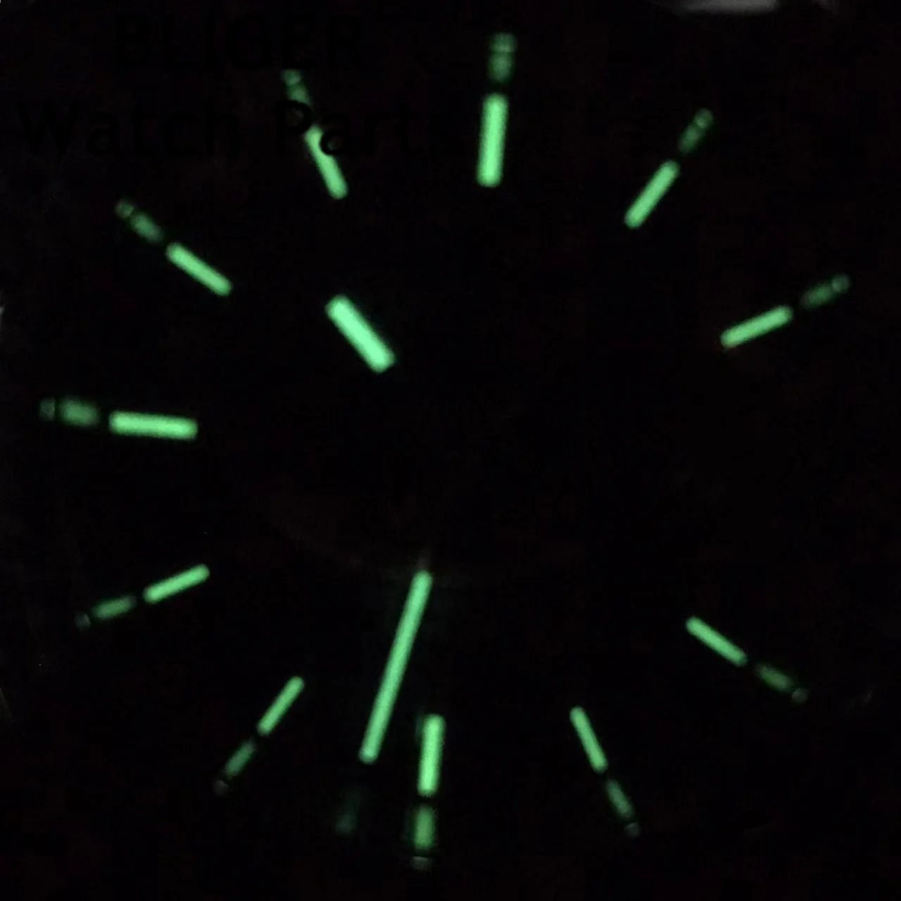 BLIGER 36 مللي متر 39mmNH35A ساعة رجالية أوتوماتيكية إطار أزرق أخضر الهاتفي الياقوت الزجاج المحار حزام الإنزلاق قفل