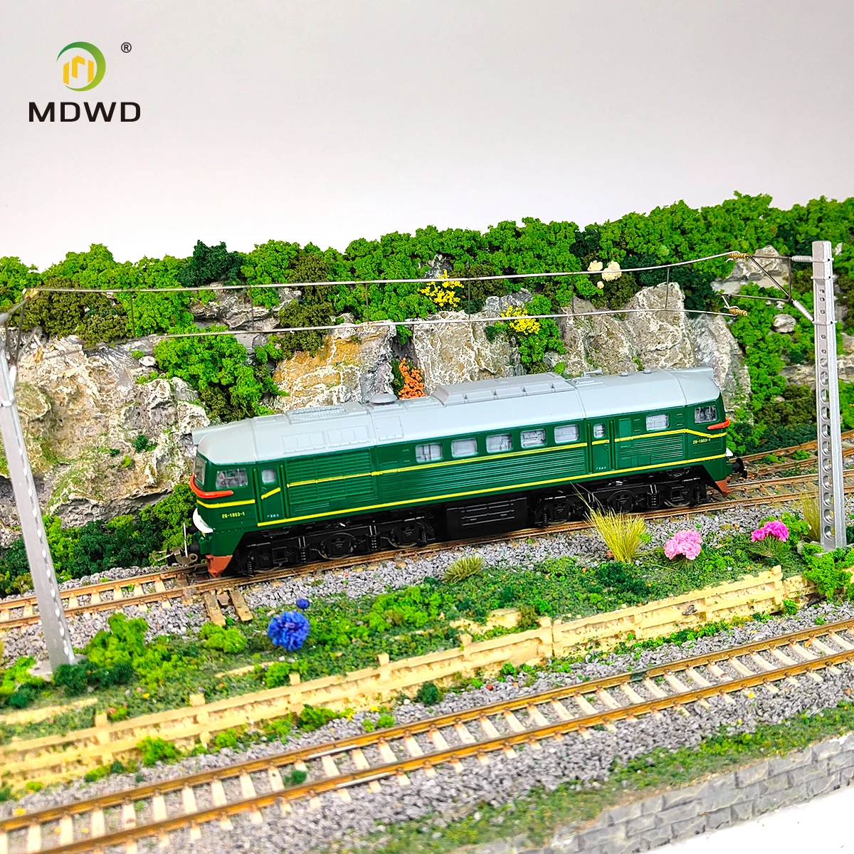 Train Model Single Column Single Arm Contact Network Railway Model Train Simulation Miniature Sand Table Accessories Toy Scene