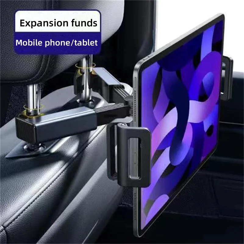 

Soporte de montaje para tableta y reposacabezas de coche, giratorio de 360 grados para iPad, soporte de almohada para asiento tr