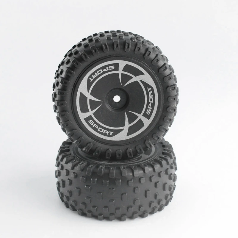 Parti di pneumatici per auto telecomandate da 2 pezzi per Wltoys 144016   After Wheel Set (large) Parti soggette ad usura Pneumatico