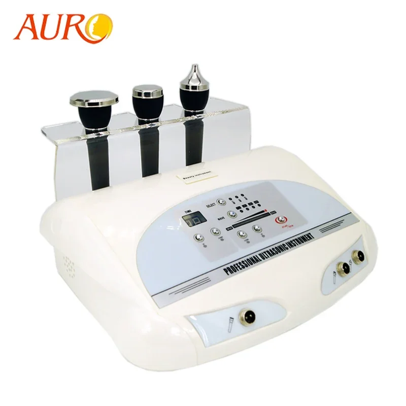 AU-8205 Ultrasound 3Mhz Frequency 3 Handles Eye Massager Facial Care Body Massage Equipment