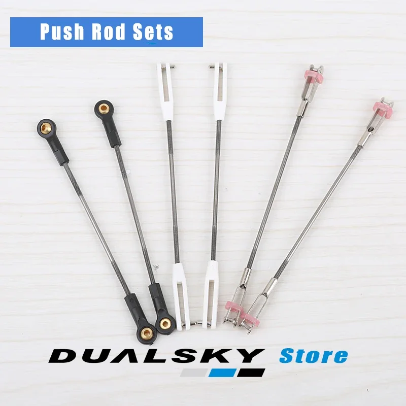 2 set M2 Clevis Pull Rod M2 Clevis Thread M2 Push Rod Stainless Steel Pull Rod Connecting Rod Good Quality