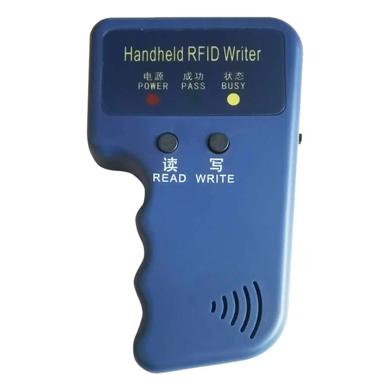 

A92Z 125Khz Card Reader Writer For ID HID And AWID Handheld RFID Copier With 3 T5577 Key Fobs