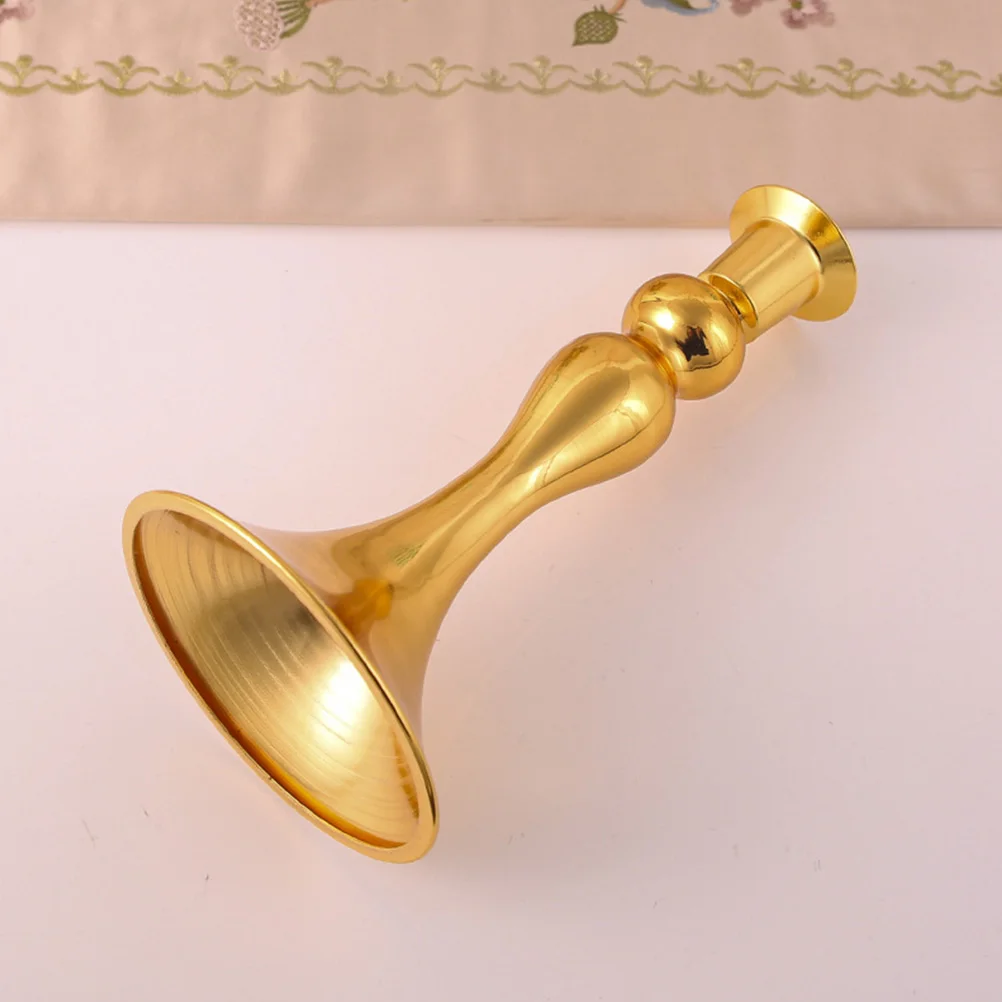 

Elegant Wedding Road Lead Holder Banquet Centerpiece Gold Metal Table Decor for Taper Candles Candlelight Dinner Home