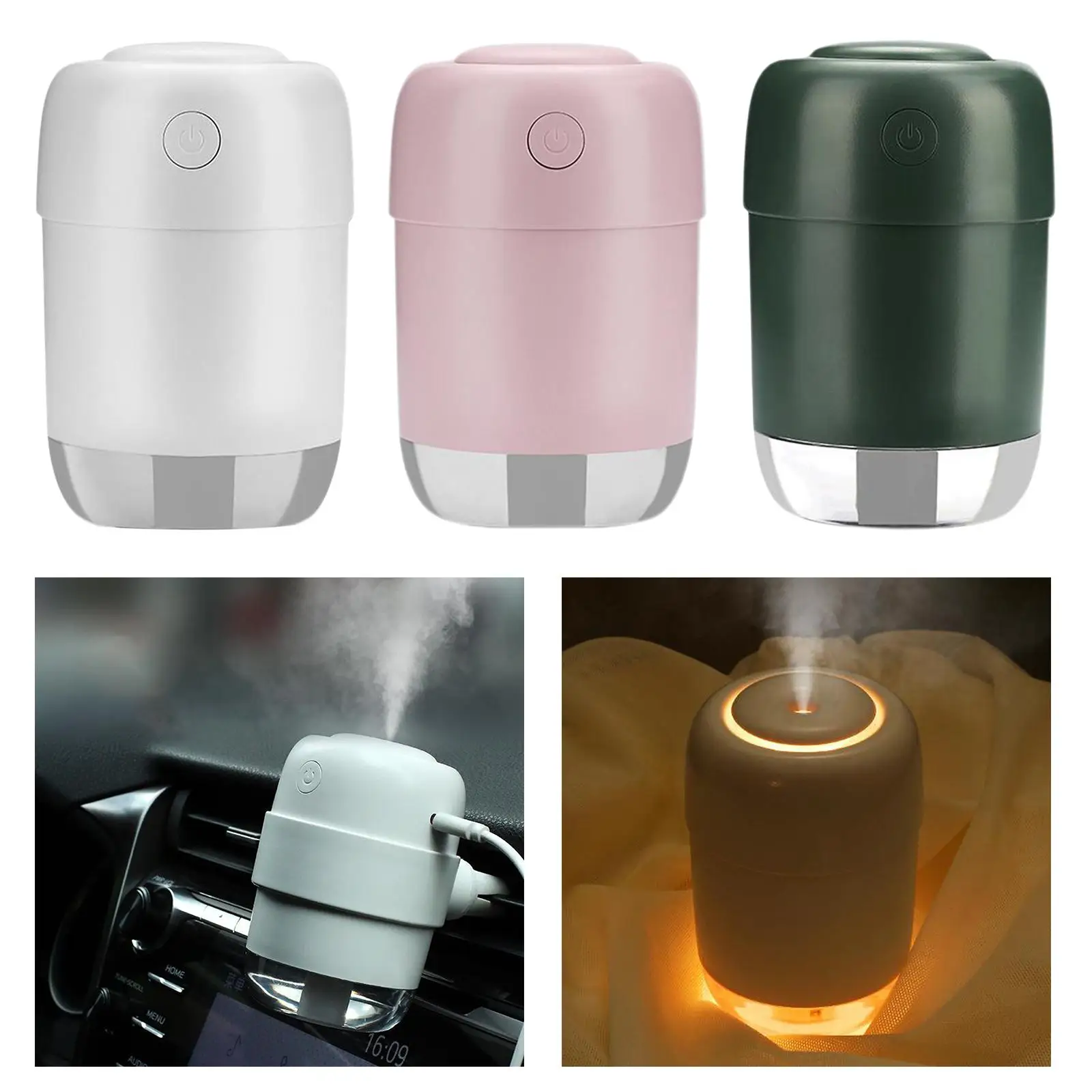 Mini Cool Mist Air Humidifier Humidifier Diffuser Silent for Car Travel