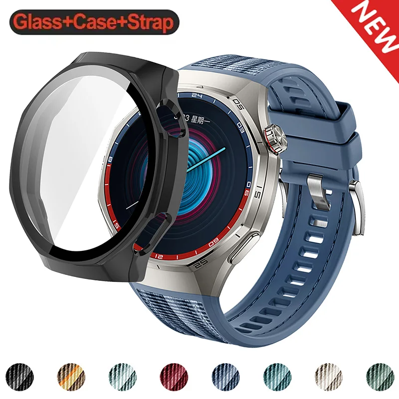 Nylonband + PC-Gehäuse für Huawei Watch GT6 Pro. Verbundgewebtes Armband + PC-Schalenfolie integriert für Huawei GT6 Pro-Zubehör