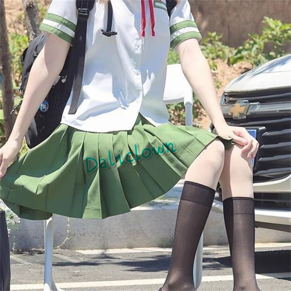 Anime Suzume No Tojimari Cosplay Costume Wig Iwado Suzume Cosplay JK Uniform Shirt Skirt Suit Halloween Costume for Women Girls