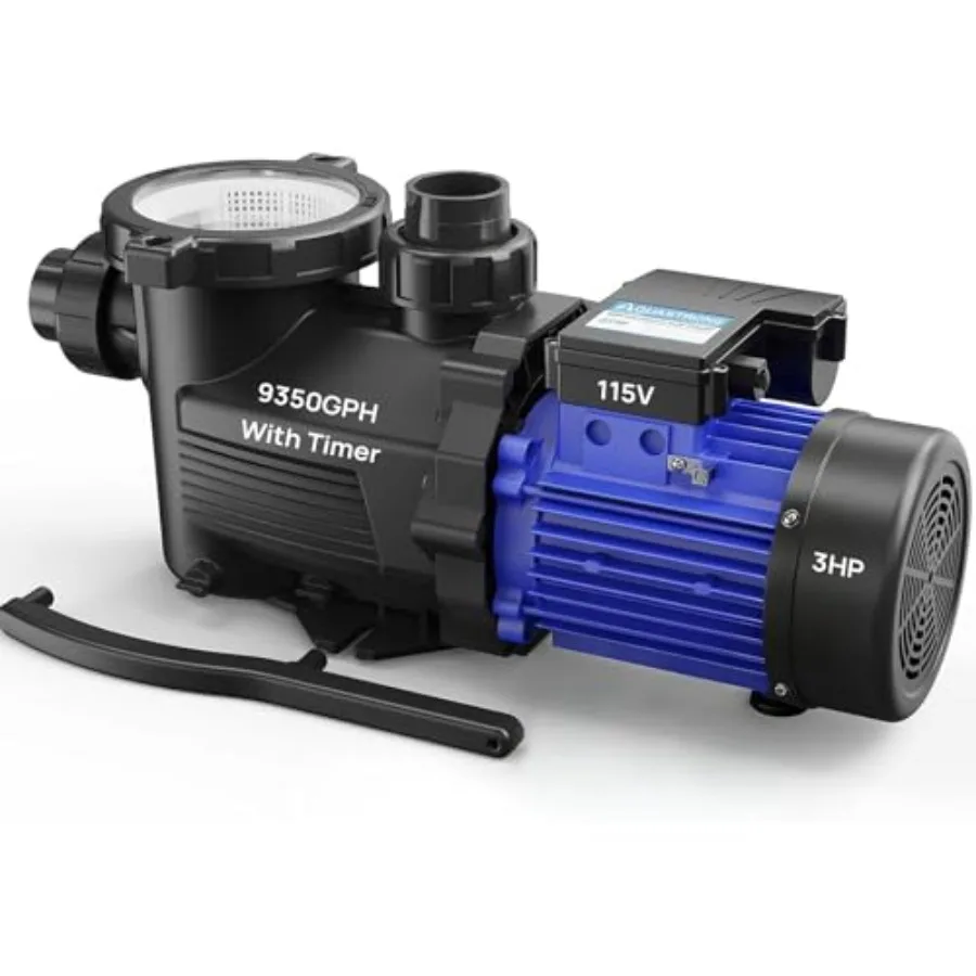 

In/Above Ground Pool Pump High Flow Self Priming Sapphire Blue Swimming Pool Pump