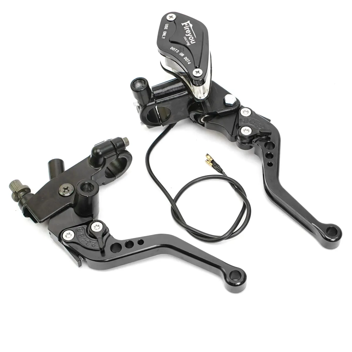 Universal Motorrad Bremspumpe Kupplungshebel Hauptzylinder Griffe Vorne Scheibenbremssystem Für Yamaha Kawasaki Honda
