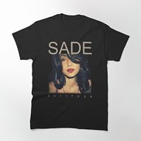 Ultra-Soft SADE Just Tour Graphic Tee Crew Neck T-Shirt Breathable Moisture-Wicking Ideal for Summer Casual Wear