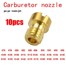 Jet principal M5 pour Keihin OKO KObucPWK, carburateur 125cc 150cc CVK PZ27 PZ30 152QMI 157QMJ, pièces d'injecteur de scooter, 5mm, 10 pièces