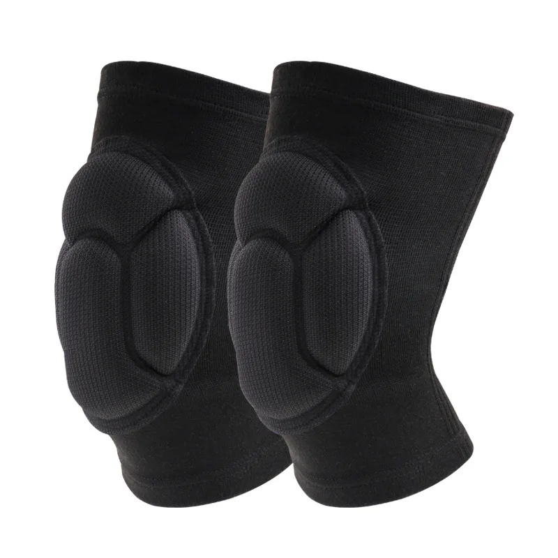 1 Pair Sports Thickening Knee Pads Volleyball Extreme Sports Kneepad Brace Support Dancing Anti collision Elastic Knee Protector