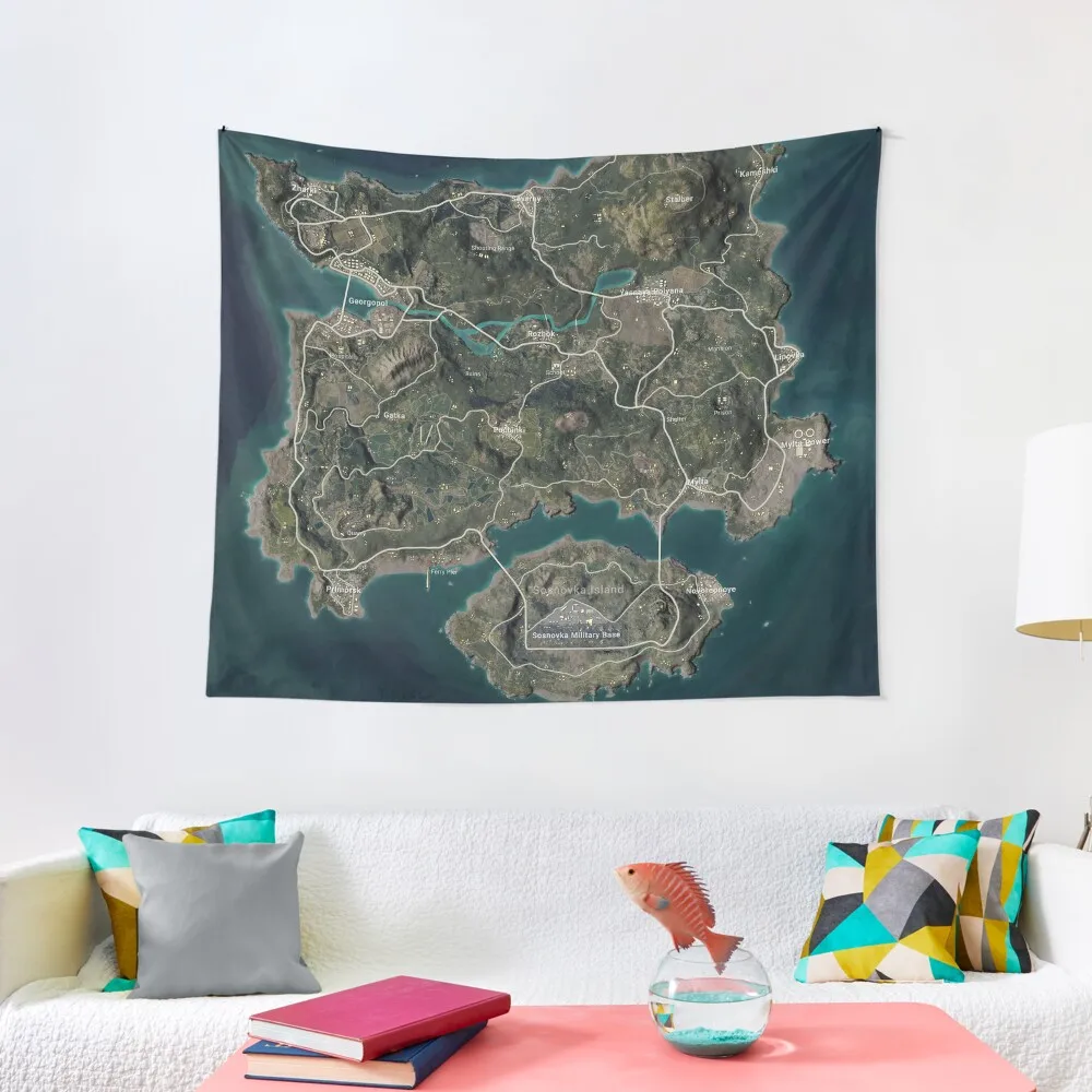 

PUBG New Erangel 10000x10000 (10k) poster Tapestry Decoration For Home Decor Home Tapestry