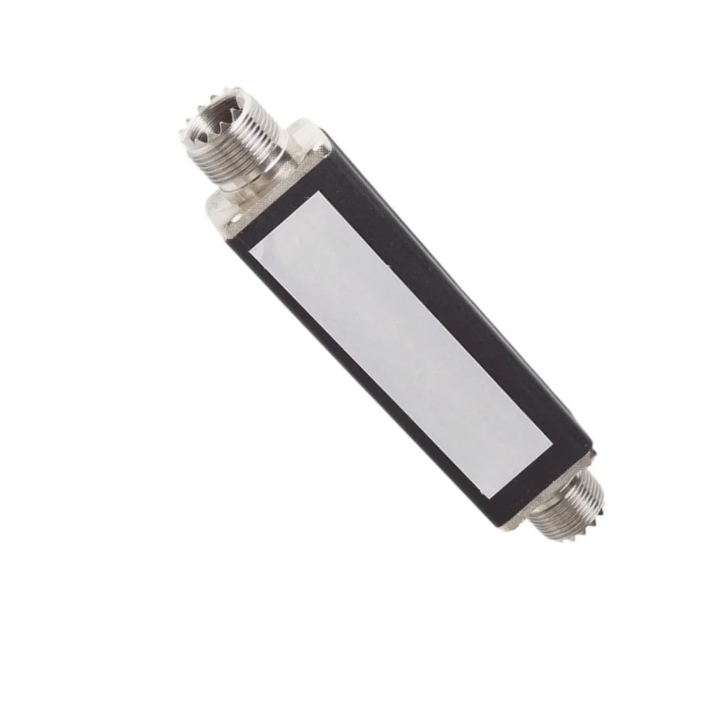 CNC Aluminum For Antenna Interface Protector 50 Ohm 75 Ohm Compatible UHF Female RF Guard for Amateur Radio Use