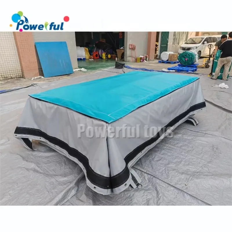 

Double Top Sheet Inflatable Foam Pit Landing airbag Soft Cover Trampoline Park Pillar airbag