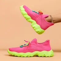 2026 Orange Summer Running Sneakers Woman Plus Size 36-44 Unisex Breathable Athletic Shoes Trainers Platform Sports Shoes Women - Image 4