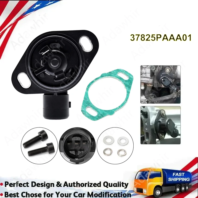1/2PCS New Throttle Position Sensor Kit TPS 37825PAAA01 16400P06A11 For 1988-2001 Honda Accord CRX CRV Civic Acura Integra