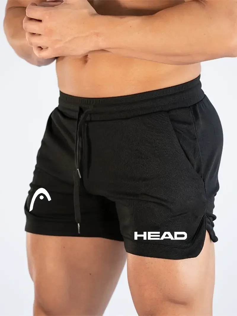 Erkek Geometrik Desenli Polyester Basketbol Şortu, Orta Bel Normal Model, Hafif Elastik, Dijital Termal Transfer, Çabuk Kuruyan Nefes Alabilen Spor Pantolon, Koşu ve Egzersiz için Uygun