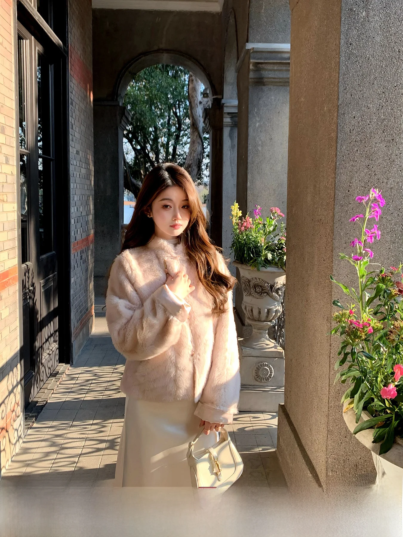 

Double-Sided Wear Satin ort Jaet with Embroidery New Chinese Sle Women's Faion Spring Season Outerwear by Huangzuozuo