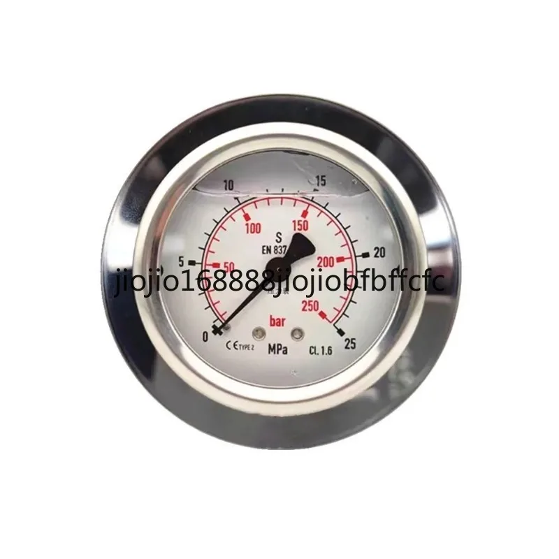 Suitable for EN837-1 shock resistant stainless steel pressure gauge and vacuum axial pressure gauge