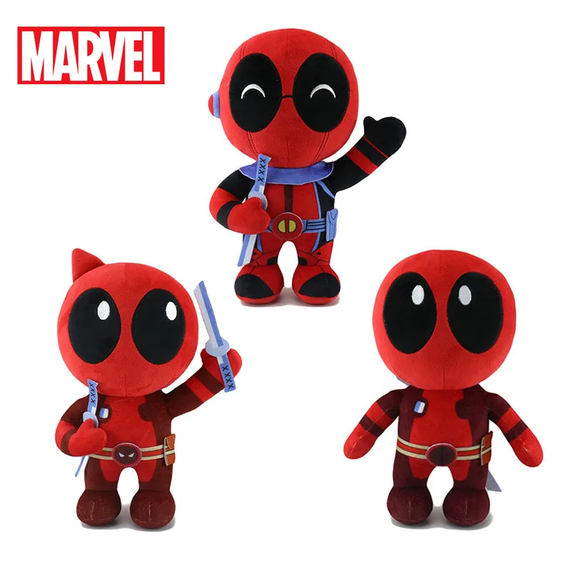 

30cm Disney Cartoon Deadpool Plush Dolls Anime Toys Sleeping Pillow Sofa Baby Stich Plush Stuffed Toys Birthday Gifts for Kids