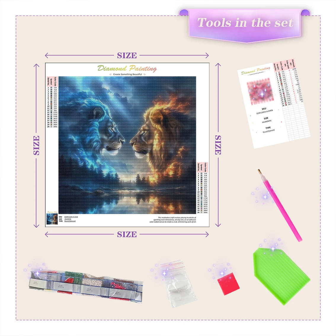 GATYZTORY Accessoires de peint - Art Craft Lion avis et prix