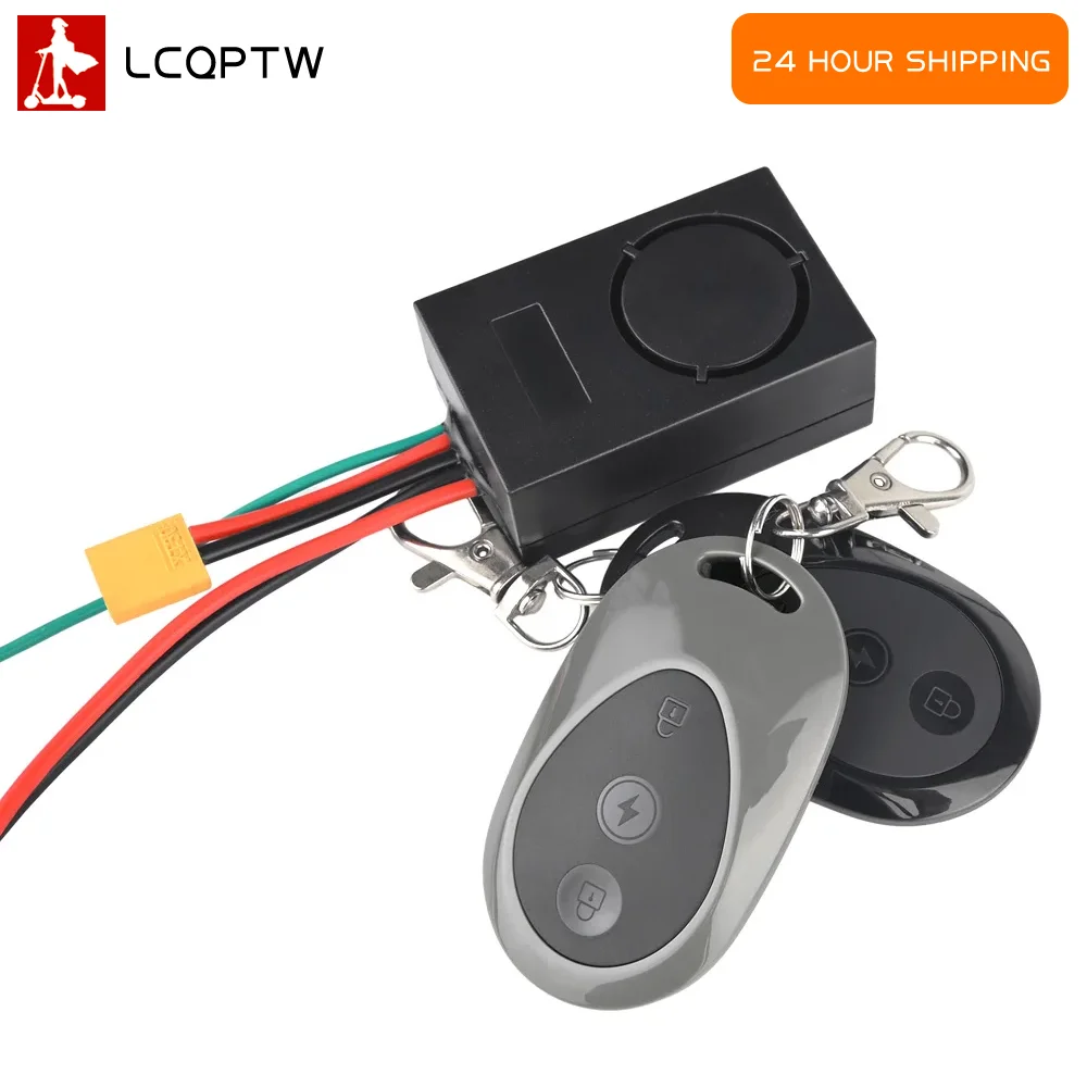 36-55V 115dB Anti-theft Alarm with Remote Control for Xiaomi M365 for Ninebot Max G30 Scooter XT30/XT60 Connector Security Bell