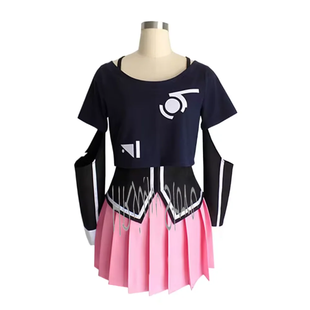 

Customized Anime Kasane Teto / IA Cosplay Costume - Women's Black Dress for Halloween