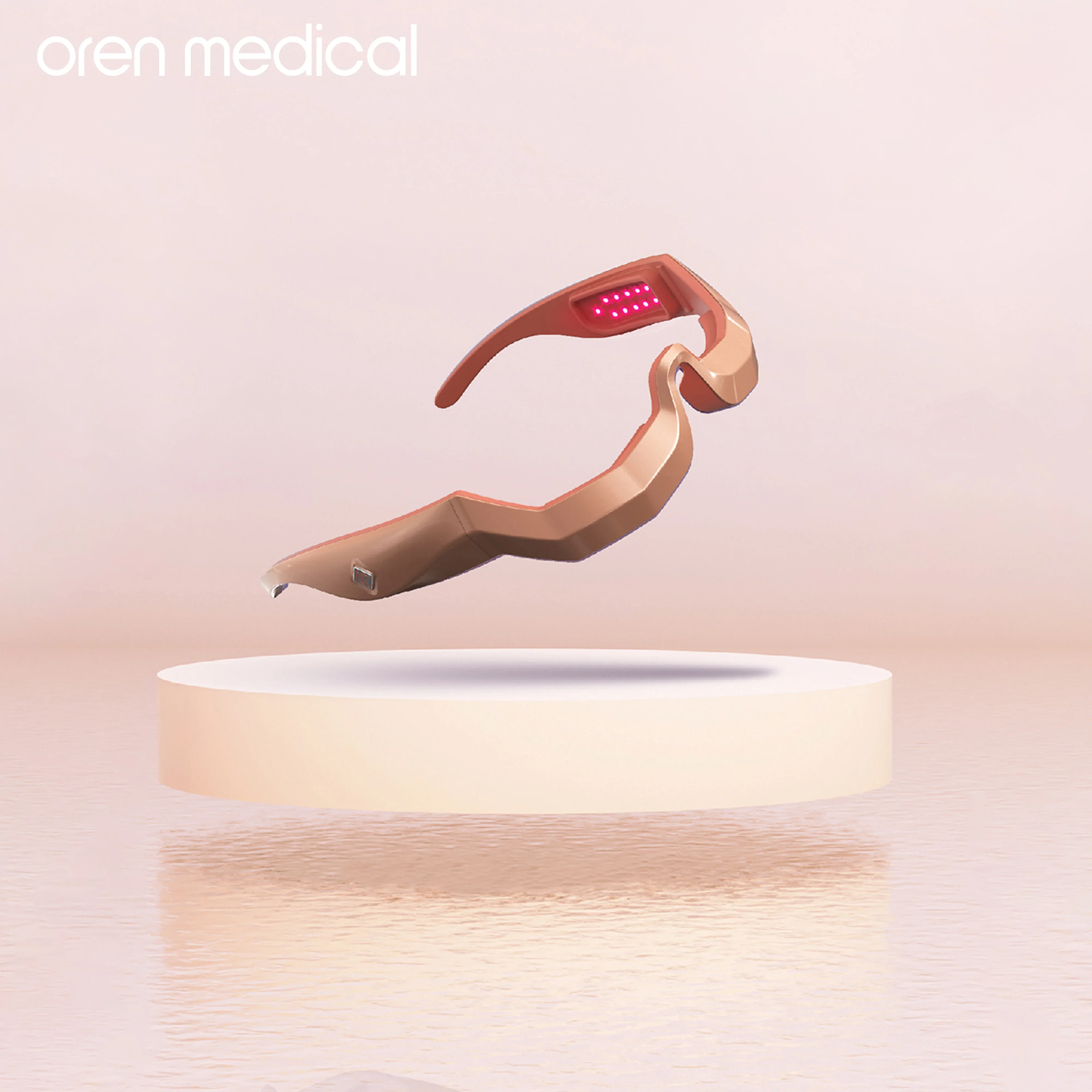 

Oren Medical Лидер продаж, светодиодный усилитель глаз, уход за глазами, косметическое устройство для удаления набряков под глазами, светодиодный массажер для лица