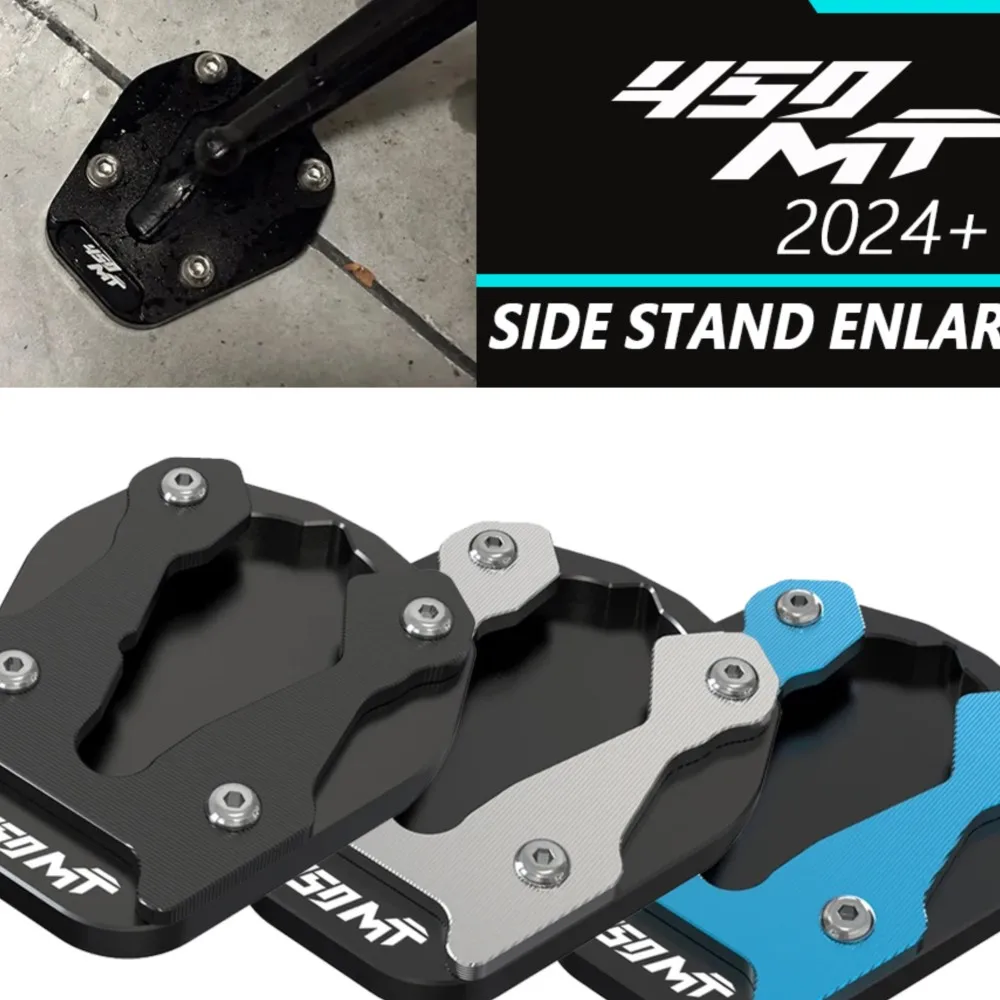 

2026 IBEX450 450 MT Motorcycles FOR CFMOTO 450MT MT450 CF450MT 2024 2025 Kickstand Foot Side Stand Enlarger Plate Pad Extension