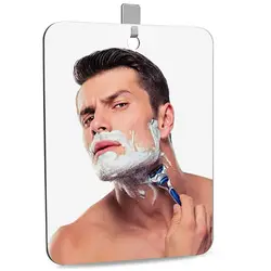 Shatterproof Shower Mirror Accessories Fogless Portable Travel Camping Mirror Handheld Shaving Mirror