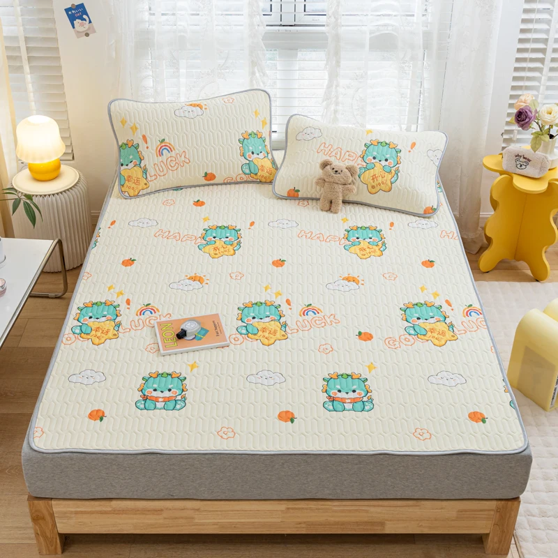 بارد لينة تنفس اللاتكس التبريد حصيرة 1/2/3 قطعة طوي المحمولة آلة قابل للغسل الصيف غرفة نوم غرفة الضيوف شقة BnB #3