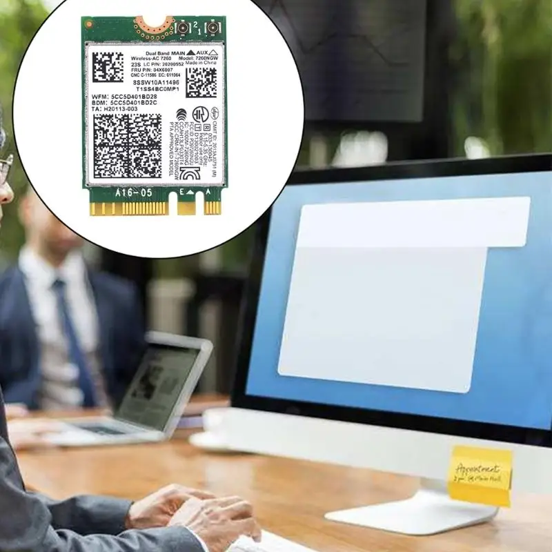 G8TA WiFi BT4.0 Netzwerkkarte 1200m für T440 X240 B40 B50 Y40 Y70 Y50 FRU: 04x6007