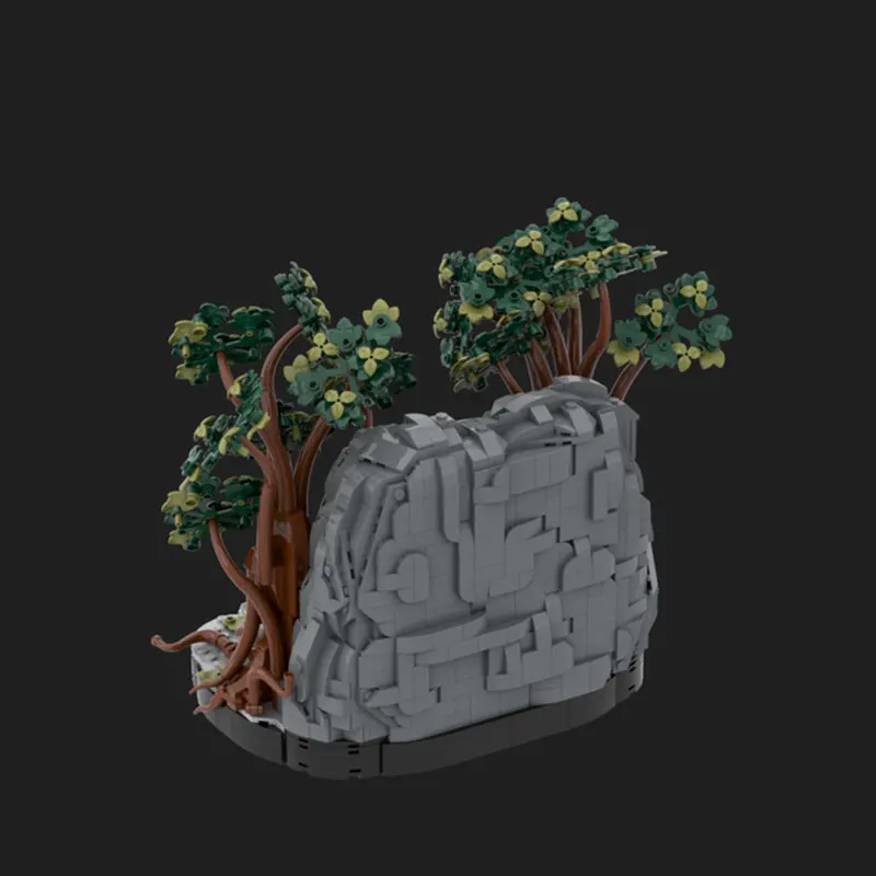 

Строительные блоки MOC: Фигурка-дверца в лесной тематике. Креативная система дисплеев. Идеальный подарок на праздник: модель игрушки, подарки на день рождения, 1930 деталей